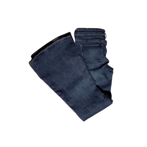 Pilcro by Anthropologie Flared Jeans | Size 28 | Mid Rise Stretch Denim - Picture 4 of 9